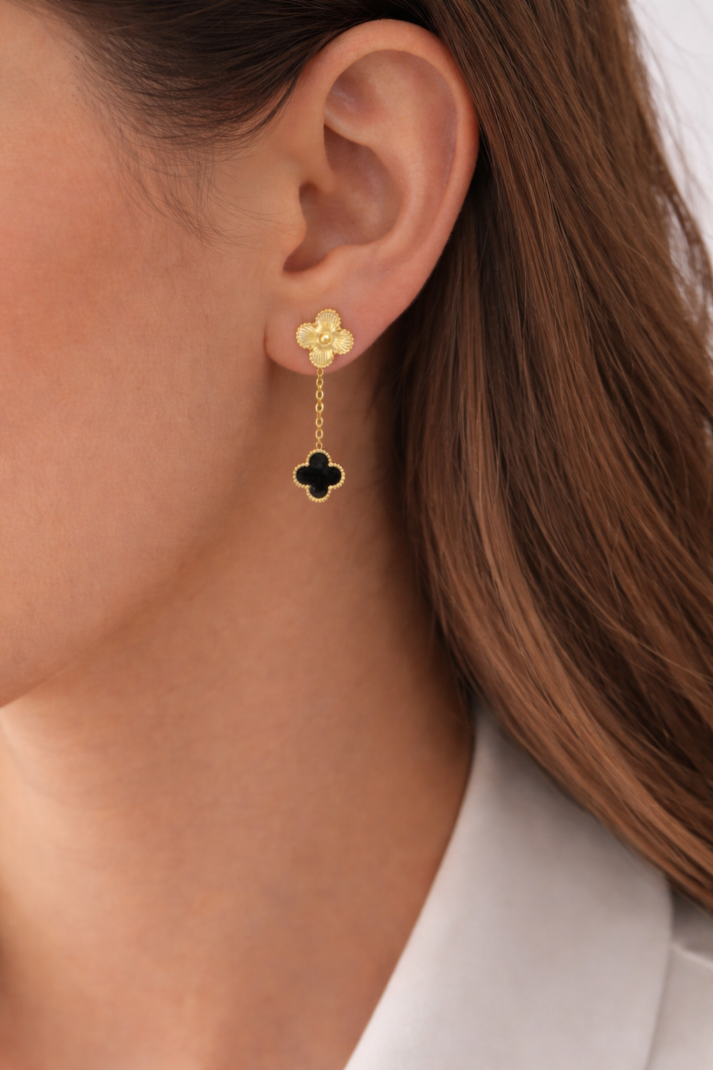 Clover Drop Earrings