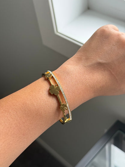 Lucky Clover Bangle