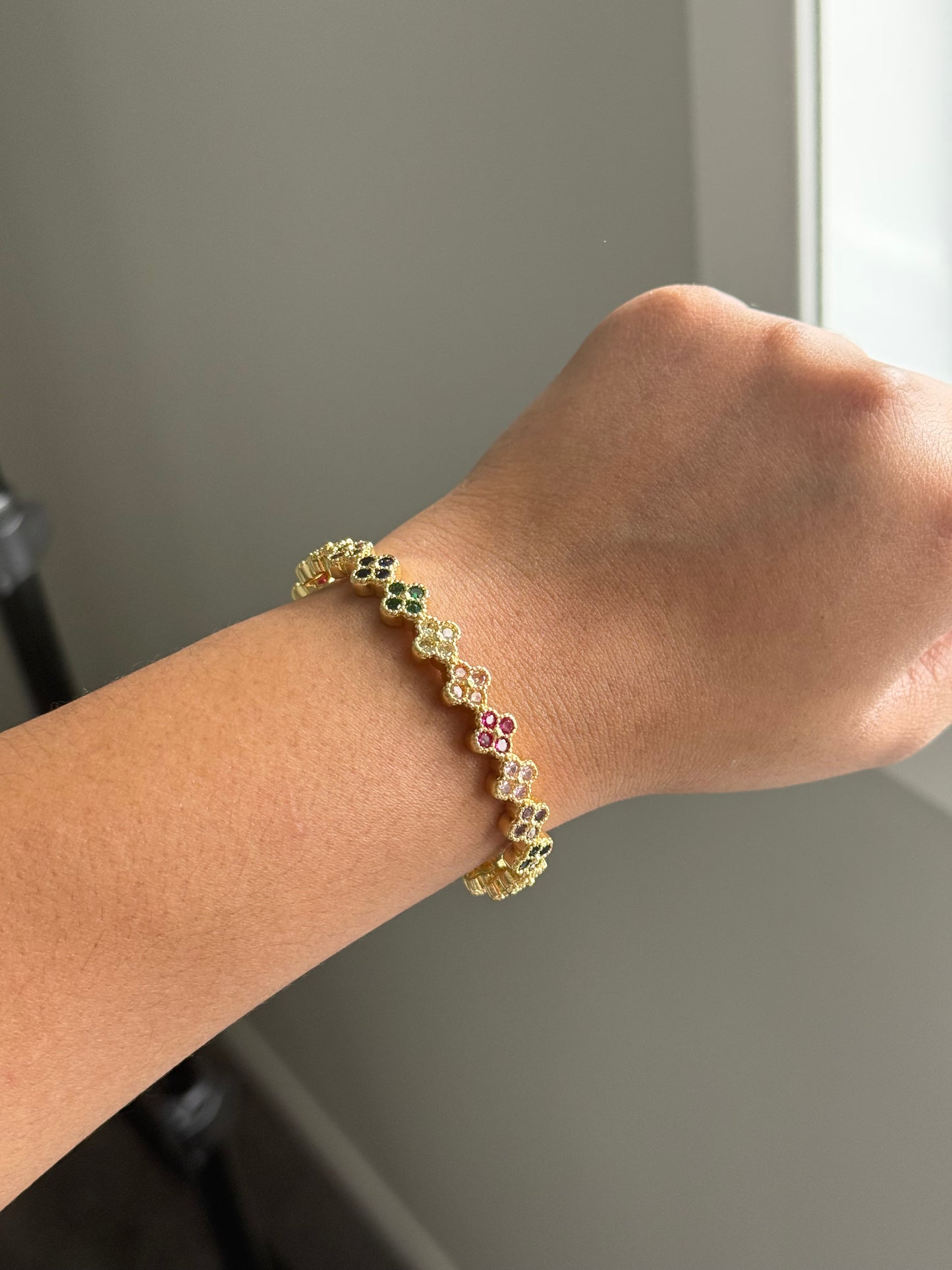 Clover Zircon Bracelets