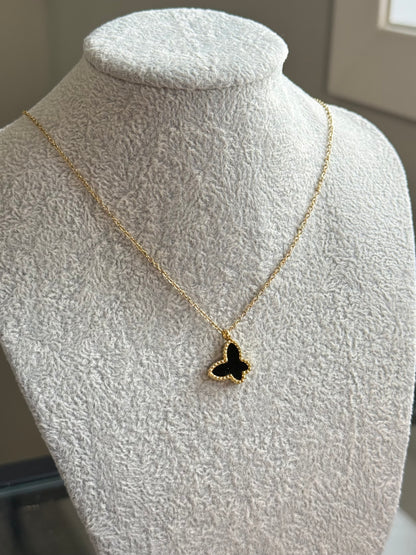 Midnight Butterfly Pendant