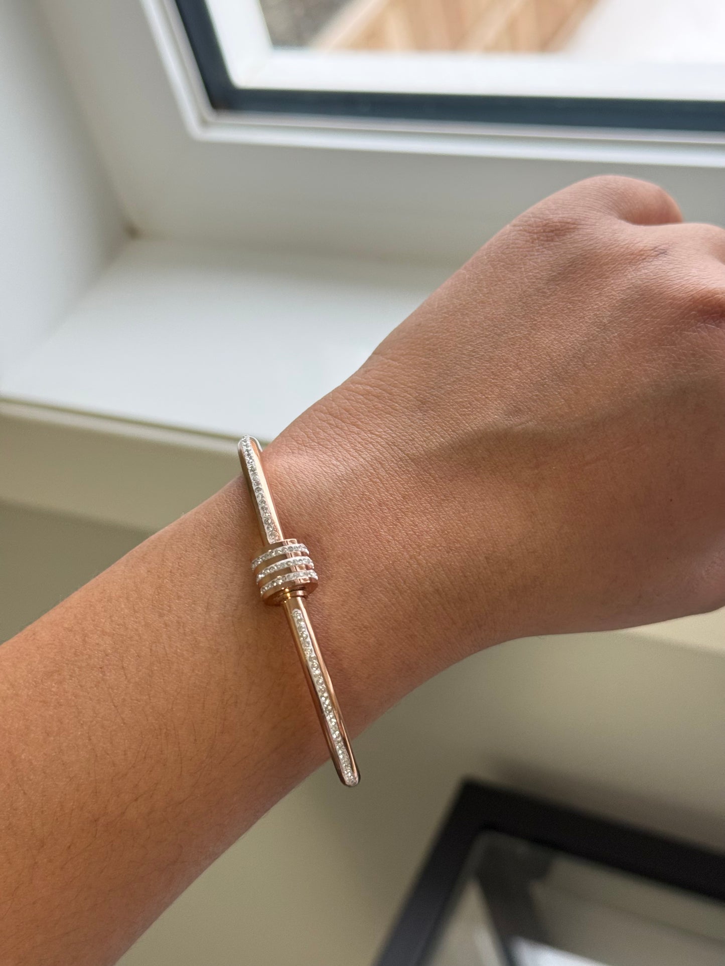 Crystal Knot Bangle