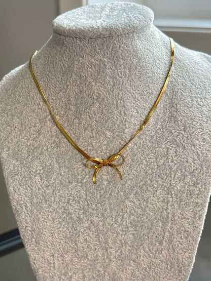 Mini Bow Chain Bracelet