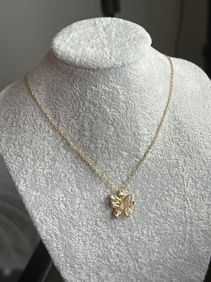 Seraphine Butterfly Crystal Necklace