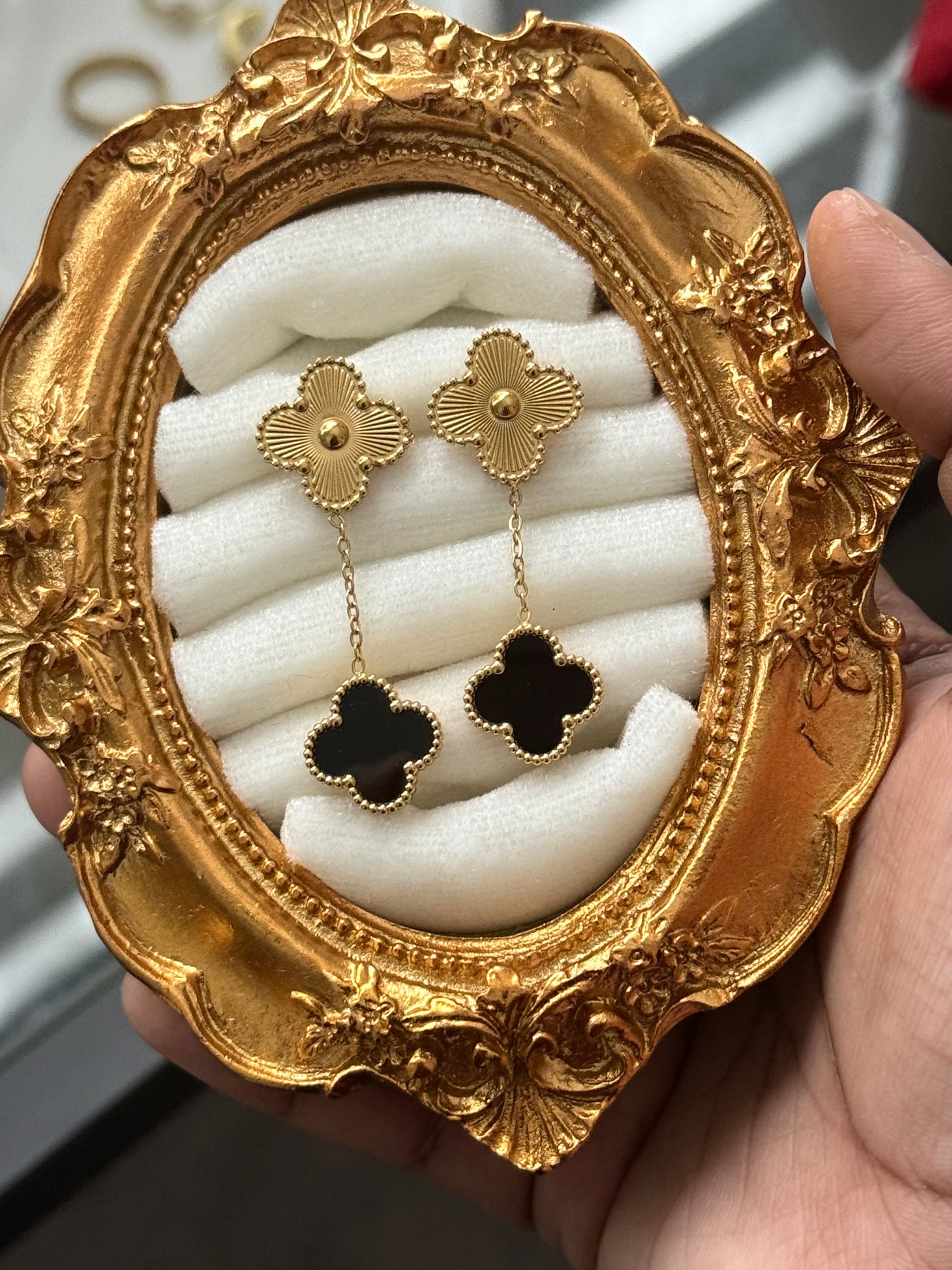Clover Drop Earrings
