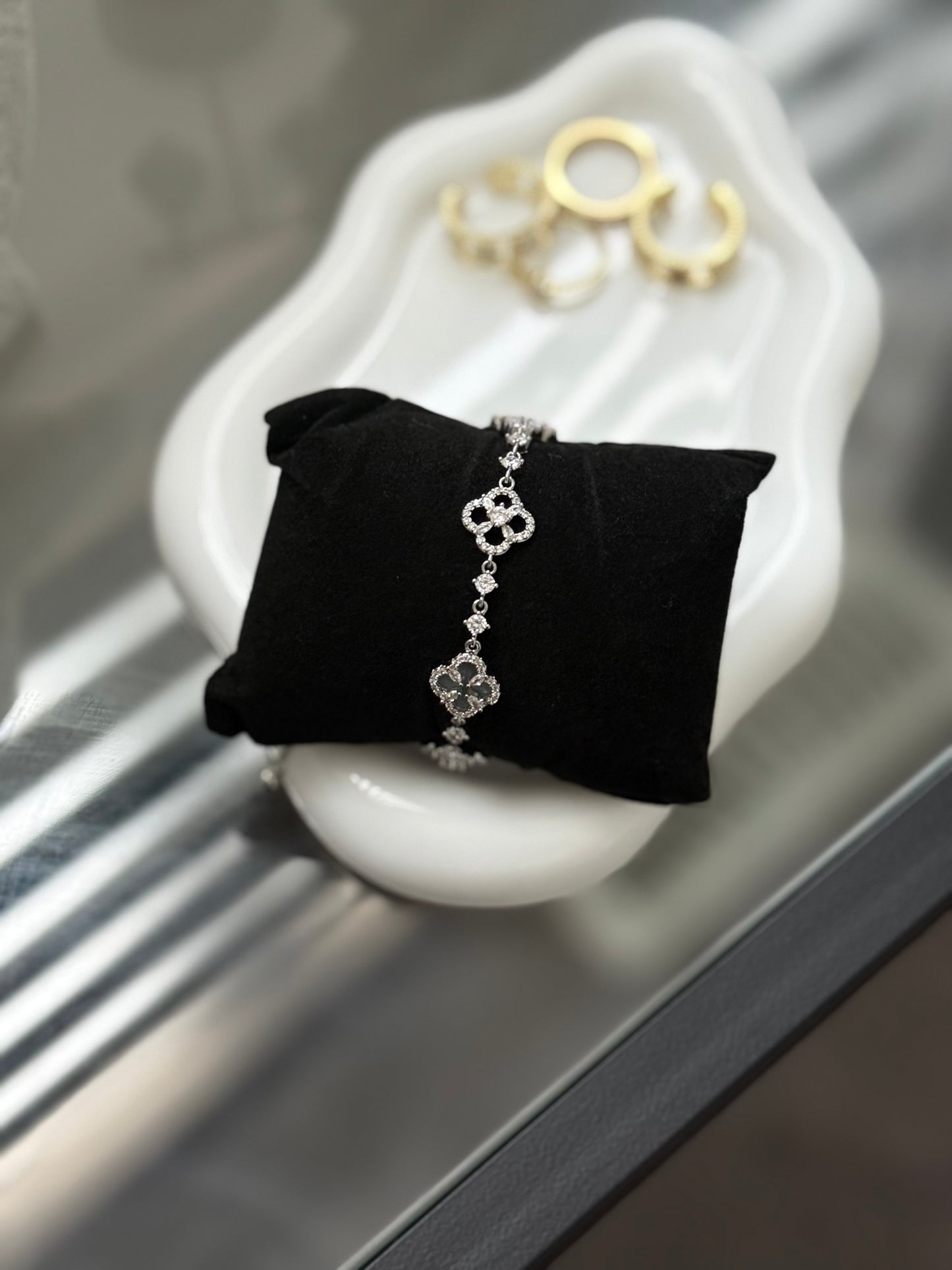 Luna Clover Adjustable Bracelet