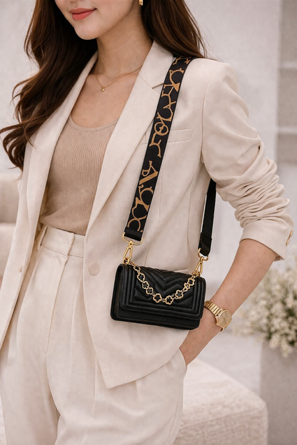 Luxe Charm Shoulder Bag