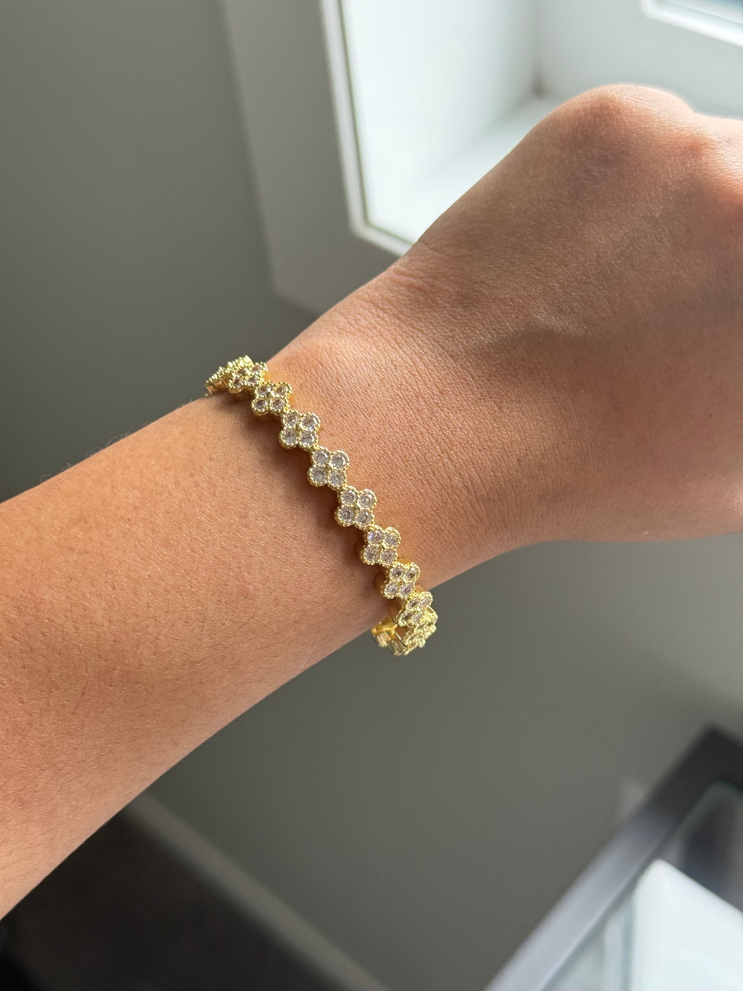 Clover Zircon Bracelets