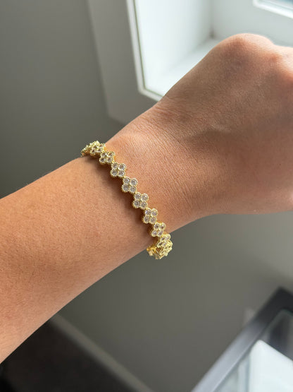Clover Zircon Bracelets