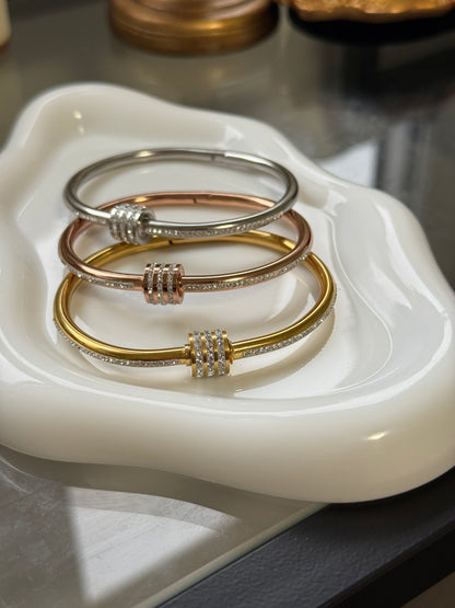 Crystal Knot Bangle