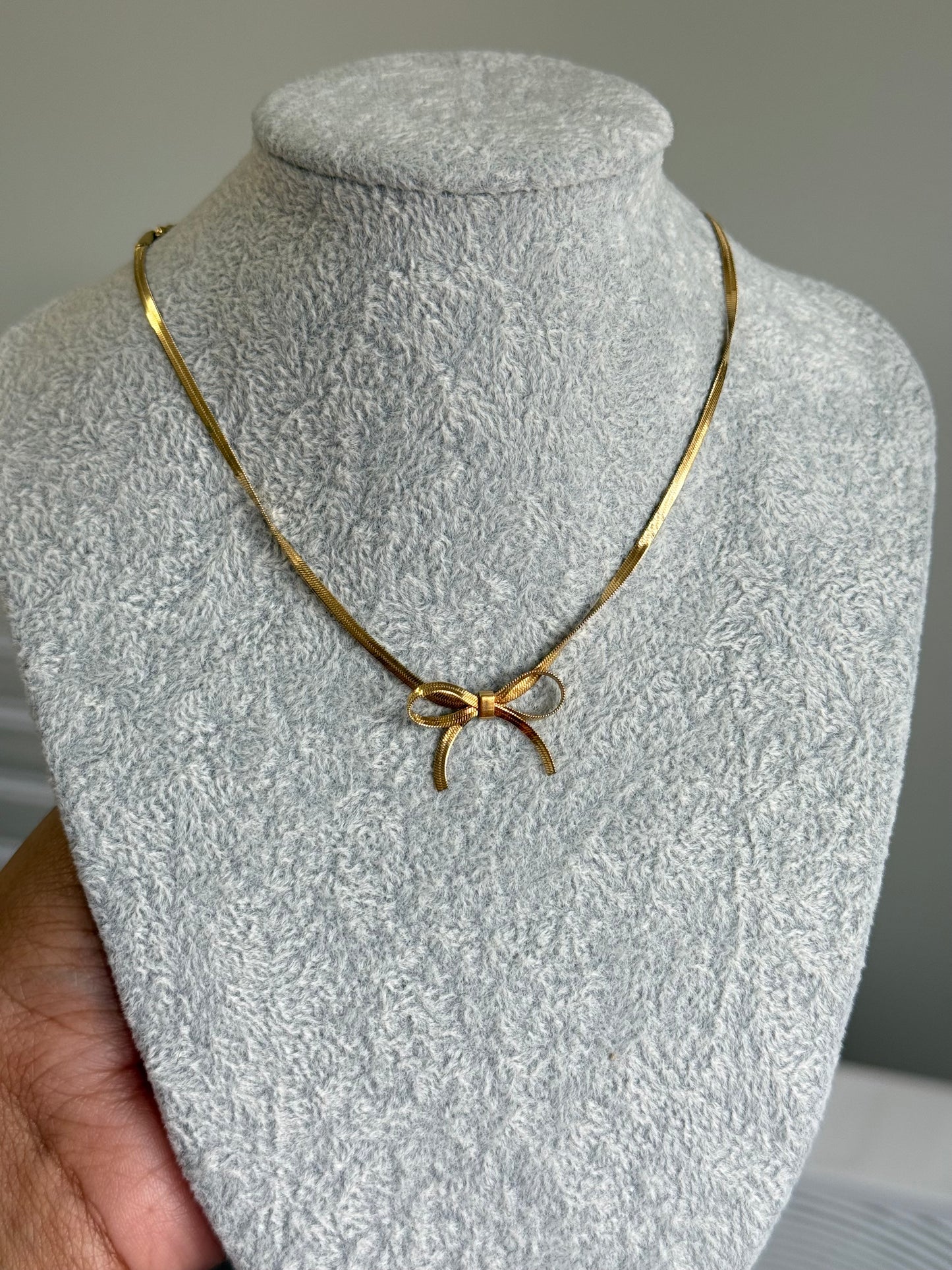 Mini Bow Chain Bracelet