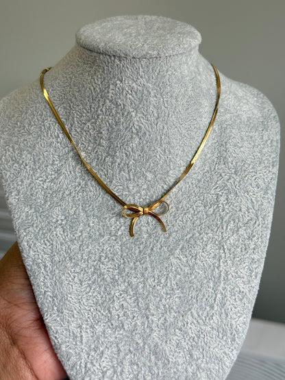 Mini Bow Chain Bracelet