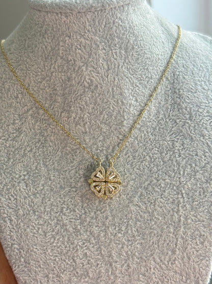 Crystal Clover Necklace