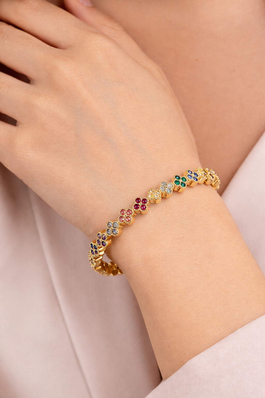 Clover Zircon Bracelets