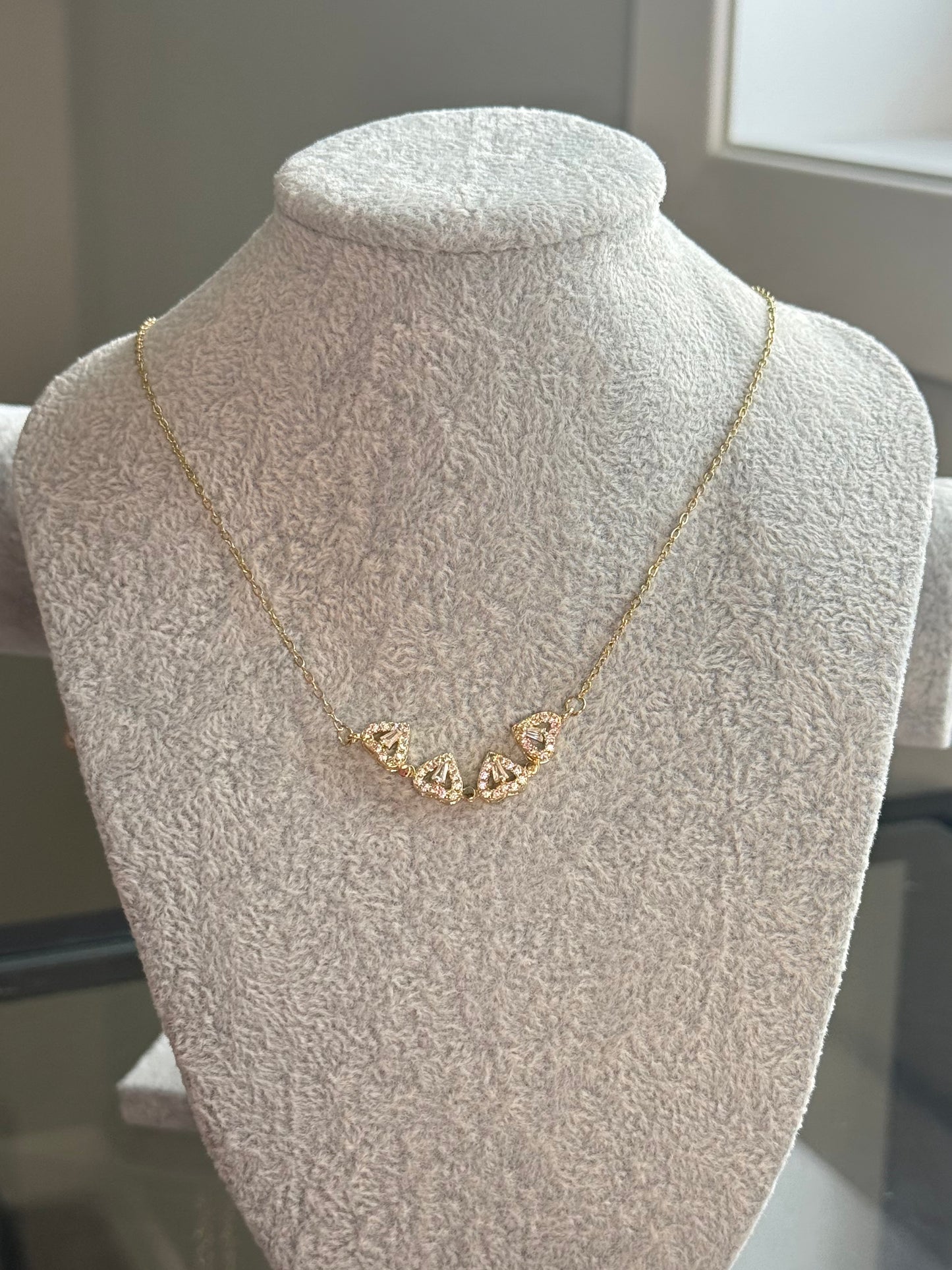 Crystal Clover Necklace