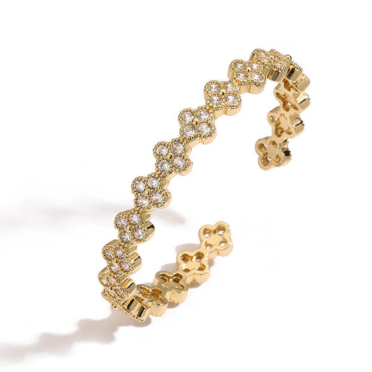 Clover Zircon Bracelets