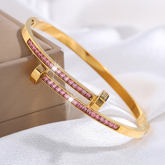 Blush Beam Bangle