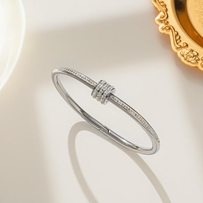 Crystal Knot Bangle