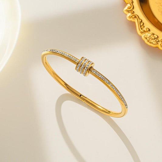 Crystal Knot Bangle