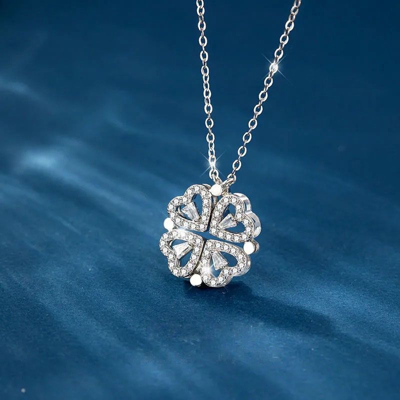 Crystal Clover Necklace