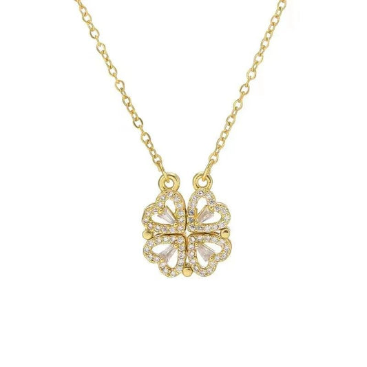 Crystal Clover Necklace