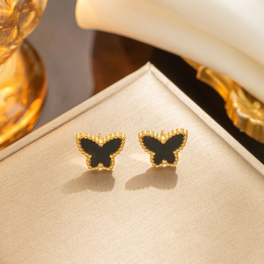 Butterfly Pearl Studs